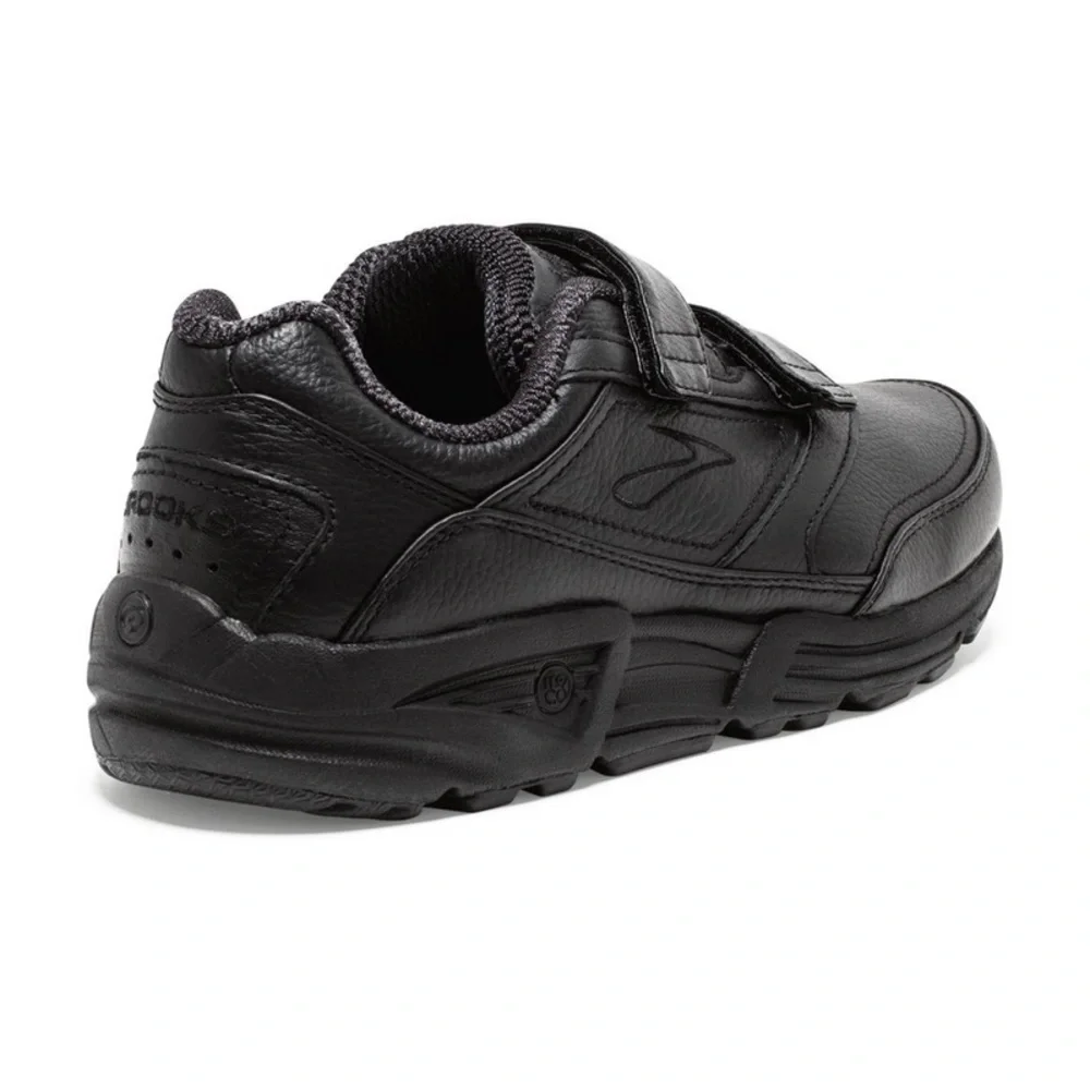 🖤NEW BROOKS ADDICTION WALKER V STRAP WALKING BLACK SHOES 8.5 2E 8.5 EXTRA WIDE - Picture 3 of 11